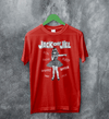 Jack Off Jill Goth Lolita T-Shirt Gothic Bad Girl Jack Off Jill Shirt Babe Artsy Tee - Red - WorldWideShirt