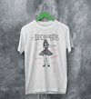 Jack Off Jill Goth Lolita T-Shirt Gothic Bad Girl Jack Off Jill Shirt Babe Artsy Tee - White - WorldWideShirt