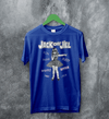 Jack Off Jill Goth Lolita T-Shirt Gothic Bad Girl Jack Off Jill Shirt Babe Artsy Tee - Royal Blue - WorldWideShirt