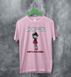 Jack Off Jill Grrrl T-Shirt Daddys Little Cannibal Jack Off Jill Shirt Goth Artsy Tee - Light Pink - WorldWideShirt