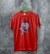 Jack Off Jill T-Shirt Goth Pink Grrrl Jack Off Jill Shirt Artsy Rock Tee - Red - WorldWideShirt