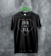 Jack Off Jill T-Shirt Love Goth Jack Off Jill Shirt Gothic Simple Artsy Tee - Black - WorldWideShirt