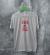 Jack Off Jill T-Shirt Love Goth Jack Off Jill Shirt Gothic Simple Artsy Tee - Sport Grey - WorldWideShirt