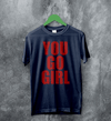 Jax Iconic T-Shirt Quote Women's Day Shirt You Go Girl Happy Bunny Tee - Navy Blue - WorldWideShirt