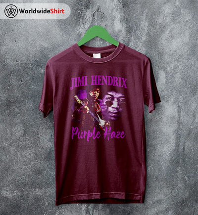 Jimi Hendrix Purple Haze T Shirt Jimi Hendrix Shirt Music Shirt - WorldWideShirt