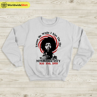 Jimi Hendrix US Tour 1969 Sweatshirt Jimi Hendrix Shirt Music Shirt - WorldWideShirt