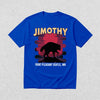 Jimothy Seattle T-Shirt Jimothy The Raccoon Shirt Cool Wild Animals Tee - Royal Blue - WorldWideShirt