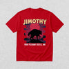 Jimothy Seattle T-Shirt Jimothy The Raccoon Shirt Cool Wild Animals Tee - Red - WorldWideShirt