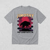 Jimothy Seattle T-Shirt Jimothy The Raccoon Shirt Cool Wild Animals Tee - Sport Grey - WorldWideShirt
