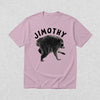 Jimothy T-Shirt Wild Raccoon Lover Shirt Love Jimothy Animals Seattle Tee - Light Pink - WorldWideShirt