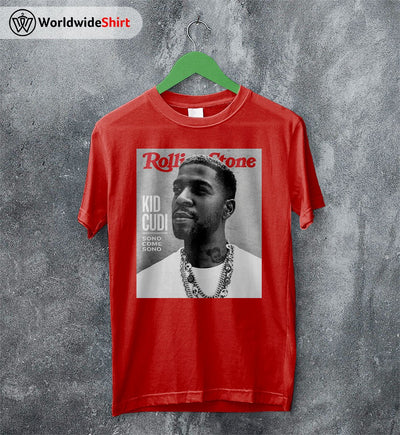 Kid Cudi Rolling Stone Poster T Shirt Kid Cudi Shirt Rapper Shirt - WorldWideShirt