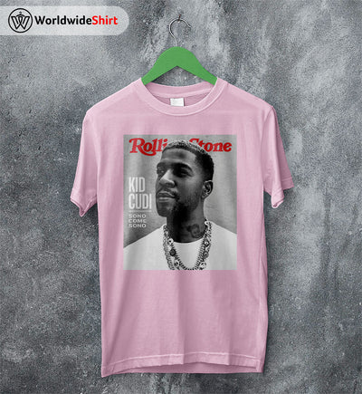 Kid Cudi Rolling Stone Poster T Shirt Kid Cudi Shirt Rapper Shirt - WorldWideShirt