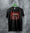 Kittie Band Blood Artsy T-Shirt Metalcore Girl Kittie Shirt Heavy Metal Members Tee - Black - WorldWideShirt