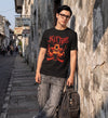 Kittie Oracle Fire T-Shirt Alum Kittie Band Shirt Heavy Metalcore Concert Tee - Black - WorldWideShirt