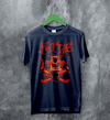 Kittie Oracle Fire T-Shirt Alum Kittie Band Shirt Heavy Metalcore Concert Tee - Navy Blue - WorldWideShirt