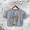 Korn Band Cartoon Crop Top Korn Band Shirt Aesthetic Y2K Shirt - WorldWideShirt
