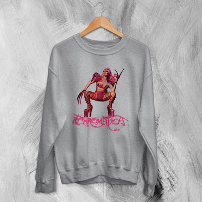 Lady Gaga Sweatshirt Chromatica Gaga Tour 2022 Sweater Music Merch - WorldWideShirt