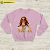 Lana Del Rey Heart Glasses Sweatshirt Lana Del Rey Shirt Lana Merch - WorldWideShirt