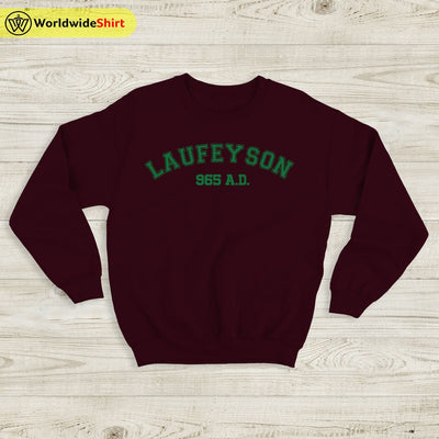 Laufeyson 965 A.D. Sweatshirt Loki Shirt The Avengers Shirt - WorldWideShirt