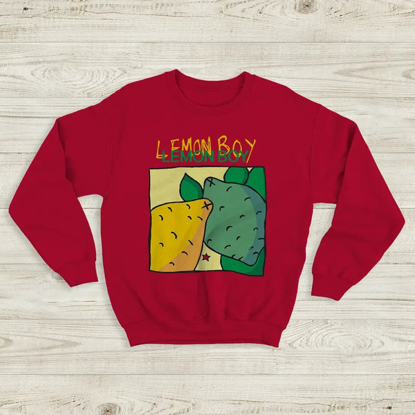 Lemon Boy Sweatshirt Cavetown Shirt Alt Album Tee Indie Pop Rock Music Merch - Red - WorldWideShirt