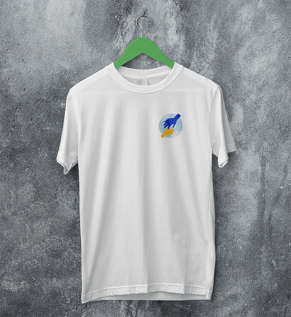 Let's Shake Hands T-shirt World Down Syndrome Day Shirt - White - WorldWideShirt