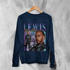 Lewis Hamilton Sweatshirt Bootleg F1 Shirt MBE Sport FREng British Racing Merch - Navy Blue - WorldWideShirt