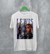 Lewis Hamilton T-Shirt Bootleg F1 Shirt MBE Sport FREng British Racing Merch - White - WorldWideShirt