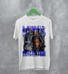 Lewis Hamilton T-Shirt MBE Bootleg F1 Shirt FREng British Racing Driver Merch - White - WorldWideShirt