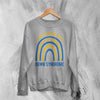 Love Down Syndrome Sweatshirt World Down Syndrome Day Shirt Rainbow Crewneck - Sport Grey - WorldWideShirt