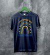 Love Down Syndrome T-shirt World Down Syndrome Day Shirt Rainbow Tee - Navy Blue - WorldWideShirt