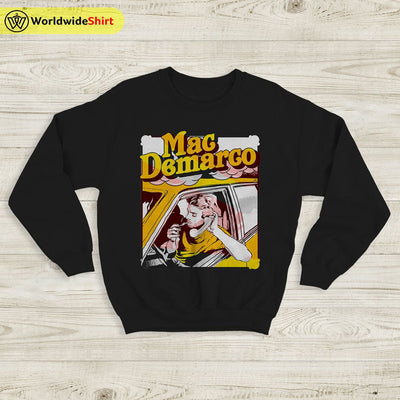 Mac DeMarco Graphic Poster Sweatshirt Mac DeMarco Shirt Music Shirt - WorldWideShirt