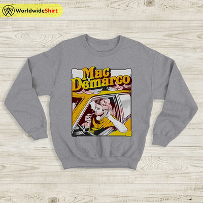 Mac DeMarco Graphic Poster Sweatshirt Mac DeMarco Shirt Music Shirt - WorldWideShirt