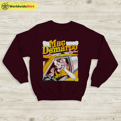 Mac DeMarco Graphic Poster Sweatshirt Mac DeMarco Shirt Music Shirt - WorldWideShirt