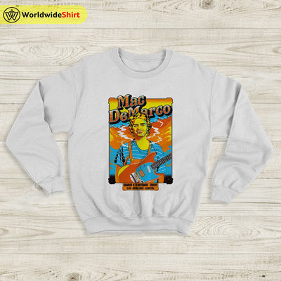 Mac DeMarco Tour Poster Sweatshirt Mac DeMarco Shirt Music Shirt - WorldWideShirt