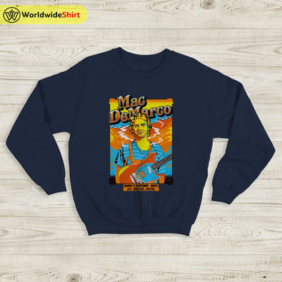 Mac DeMarco Tour Poster Sweatshirt Mac DeMarco Shirt Music Shirt - WorldWideShirt