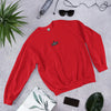 Magnemite Embroidered Pokémon Sweatshirt – Minimalist Gen 1 Style - Red - WorldWideShirt