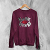 Mean Girls Geek Sweatshirt Nerd Mean Girls Shirt Movie Burn Book Lover Crewneck - Red Maroon - WorldWideShirt