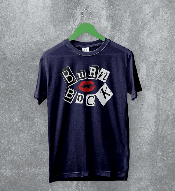 Mean Girls Geek T-Shirt Nerd Mean Girls Shirt Movie Burn Book Lover Tee - Navy Blue - WorldWideShirt