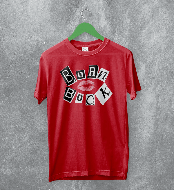 Mean Girls Geek T-Shirt Nerd Mean Girls Shirt Movie Burn Book Lover Tee - Red - WorldWideShirt