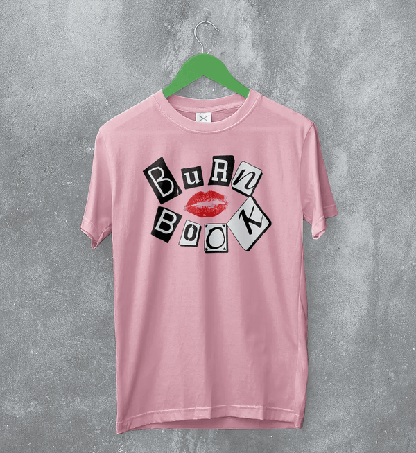 Mean Girls Geek T-Shirt Nerd Mean Girls Shirt Movie Burn Book Lover Tee - Light Pink - WorldWideShirt