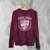 Mean Girls North Shore Sweatshirt High School Mean Girls Shirt Romcom Movie Crewneck - Red Maroon - WorldWideShirt