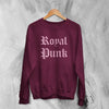Mean Girls Royal Punk Sweatshirt Movie Mean Girls Shirt Romcom Crewneck - Red Maroon - WorldWideShirt