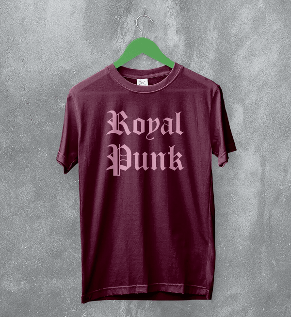 Mean Girls Royal Punk T-Shirt Movie Mean Girls Shirt Romcom Tee - Red Maroon - WorldWideShirt