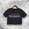 Meet Me At Midnights Crop Top Midnights Shirt Aesthetic Y2K Shirt - WorldWideShirt
