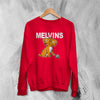 Melvins Houdini Sweatshirt Two Headed Dog Sweater Sludge Metal Merch - WorldWideShirt