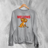 Melvins Houdini Sweatshirt Two Headed Dog Sweater Sludge Metal Merch - WorldWideShirt