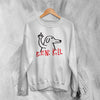 Middle Finger Dog Sweater Bikini Kill Sweatshirt Feminist Punk Rock Shirt - WorldWideShirt