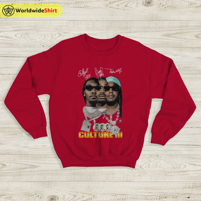 Migos Sweatshirt Migos Signature Culture III 2021 Sweater Migos Shirt - WorldWideShirt