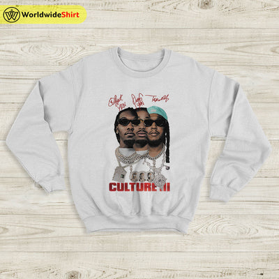 Migos Sweatshirt Migos Signature Culture III 2021 Sweater Migos Shirt - WorldWideShirt