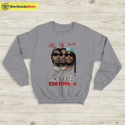 Migos Sweatshirt Migos Signature Culture III 2021 Sweater Migos Shirt - WorldWideShirt